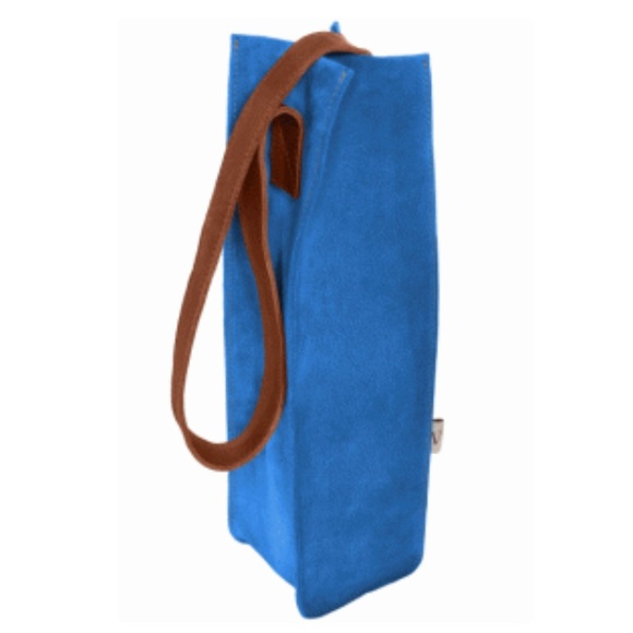 Leather bag sky blue 🔝 suede Decor - Picture 4 of 6